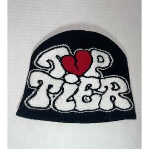Top Tier Broken Heart Y2K beanie Skully Hip Hop Fashion, For Everyone All Ages!